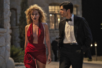 Margot Robbie y Diego Calva se ven envueltos en la ascensión al estrellato del cine en los locos años 20.