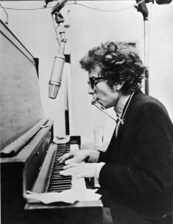 Bob Dylan, en una grabación.