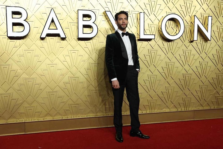 Diego Calva, en la premiere de ‘Babylon’ en Londres.