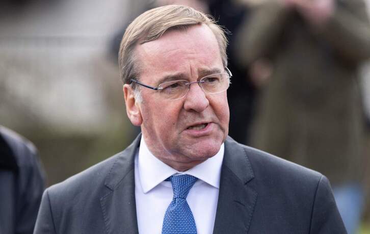 El ministro alemán de Defensa, Boris Pistorius.