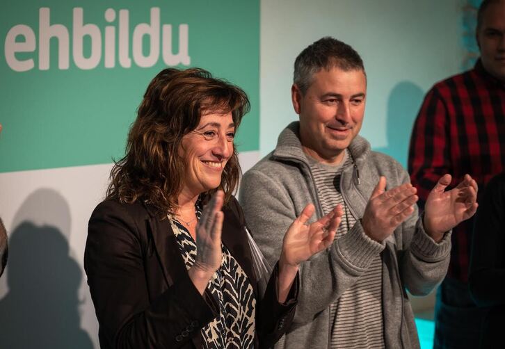 Eva Lopez de Arroyabe eta Raul Lopez de Uralde, Agurainen. 