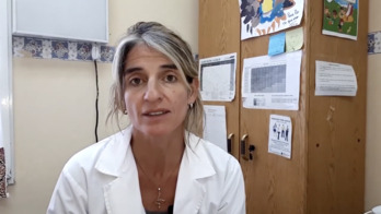 Carolina Codo, coordinadora de la Comisión de Auxilio del Grupo Andino de El Chalten