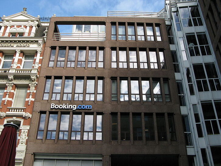 Sede central de Booking, en Amsterdam. 