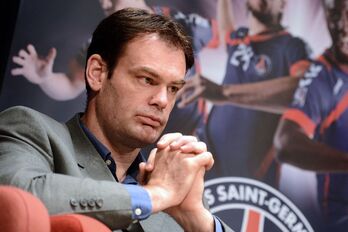 Bruno Martini en una foto tomada en 2012 cuando era director general del equipo francés de balonmano Paris Saint-Germain