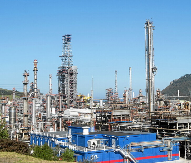 Muskizeko Petronorren planta.