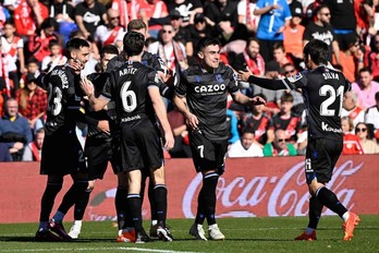 Barrenetxea jugó su único partido de titular desde su lesión el pasado sábado en Vallecas y marcó un gol.