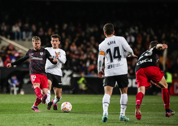 Muniain jugó el pasado jueves en Copa.