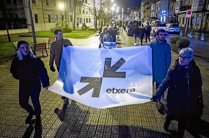 Urtarrileko azken ostiralaren bueltan Durangon egindako mobilizazioa.