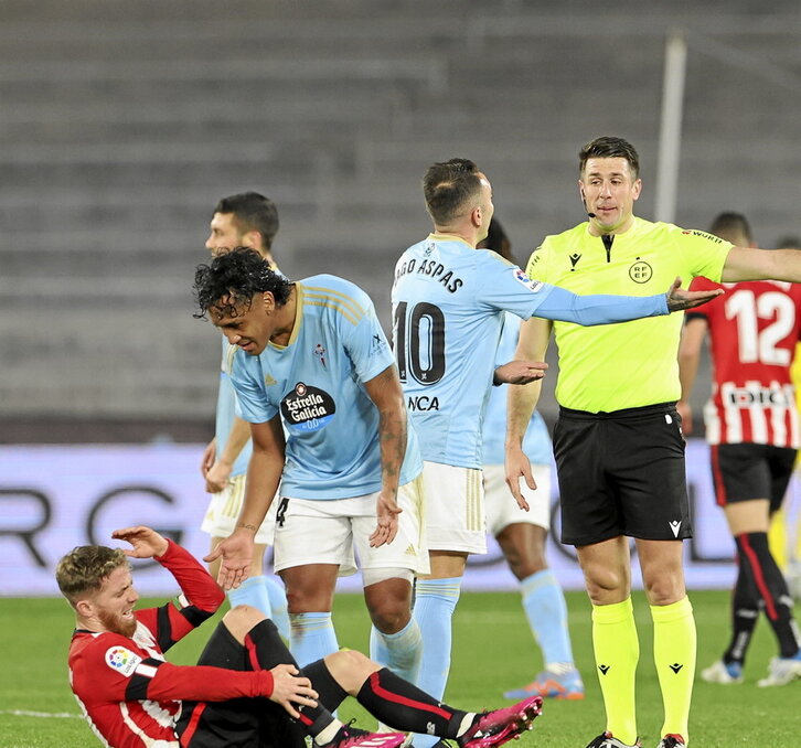 Iago Aspas marcó el gol del triunfo para sacar al Celta de puestos de descenso.