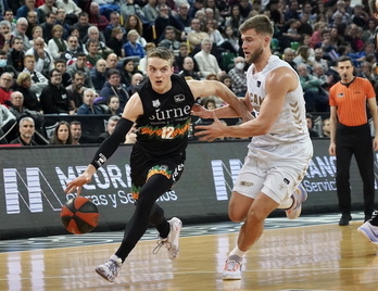 Ludde Hakansonek UCAM Murtziaren aurka 25 puntu sartu zituen ligan..