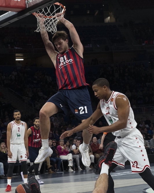 Armani Milano no fue rival para el Baskonia en la primera vuelta.