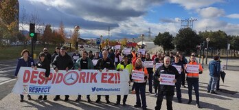 Imagen de una movilización celebrada en noviembre en apoyo a Ane.
