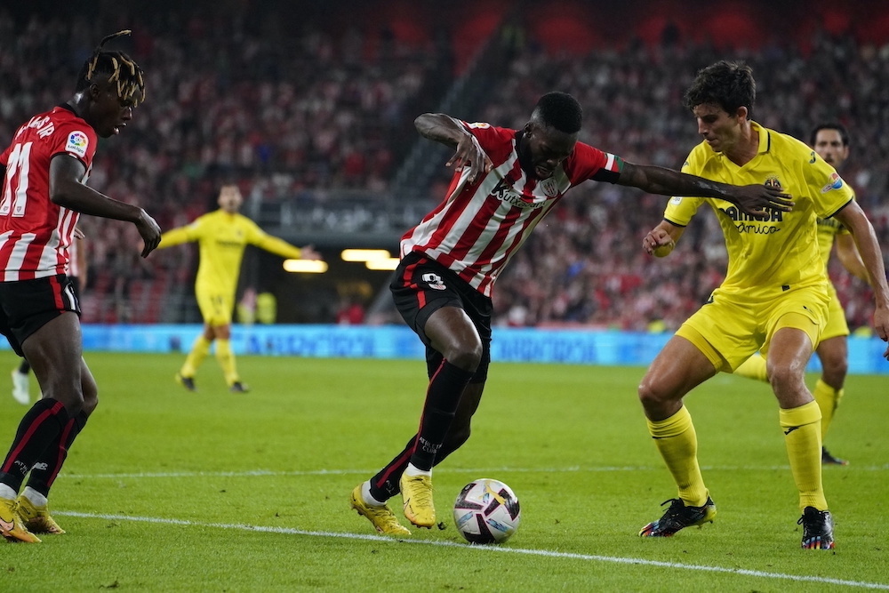 La velocidad de los hermanos Williams ha sido el arma ofensiva principal del Athletic. (Aritz LOIOLA / FOKU)
