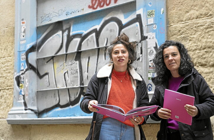 Arrate Rodriguez eta Maialen Lujanbio elkarlanean aritu dira albuma sortzeko.