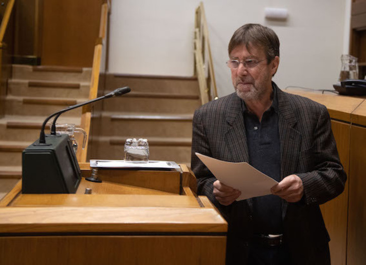 Luis Javier Telleria, del PNV, ha hecho una intervención vehemente.