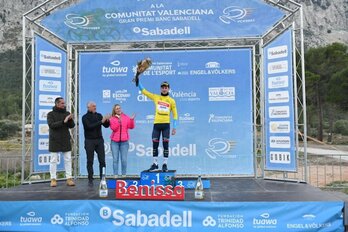 Ciccone ha sido el más fuerte en los últimos metros del Alto de los Pinos.