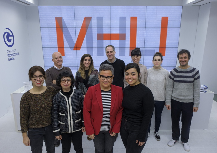 MHLIko taldea ostiral honetan emandako prentsaurrekoan.
