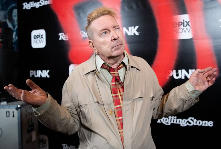 John Lydon fue cantante de la icónica banda punk Sex Pistols.