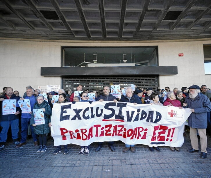 Acto de la Plataforma Navarra de Salud.