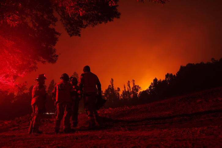 El incendio en Chile ha calcinado 300.000 hectáreas.