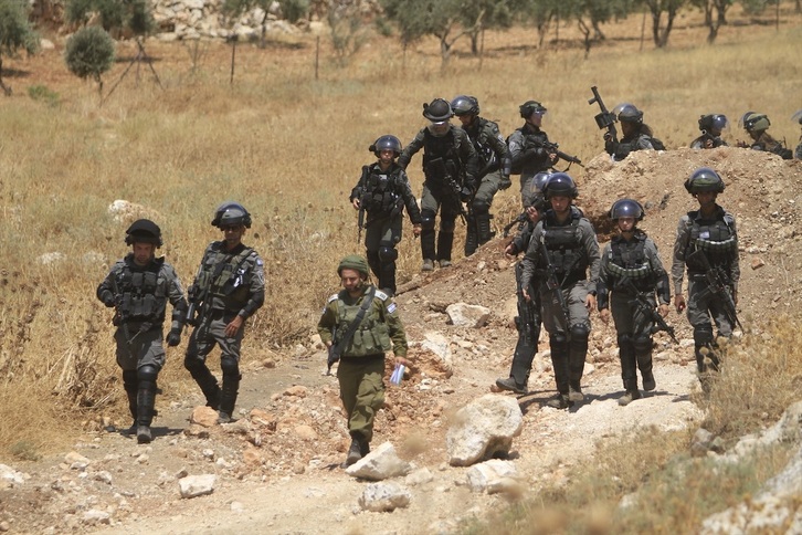 Grupo de soldados israelís.