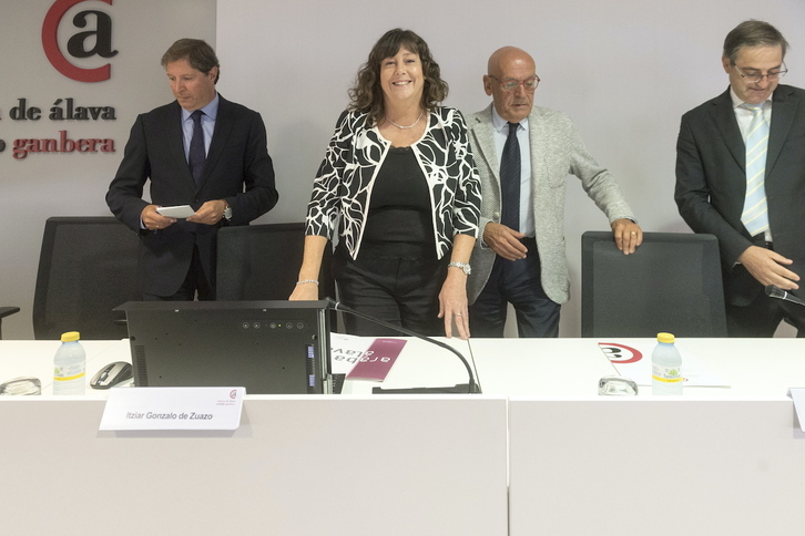 La diputada foral de Hacienda, Itziar Gonzalo, en una imagen de archivo.