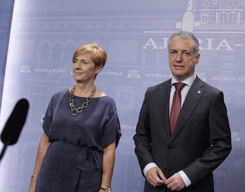 Arantxa Tapia e Iñigo Urkullu habían negado las tareas de representación que ahora acepta la consejera.