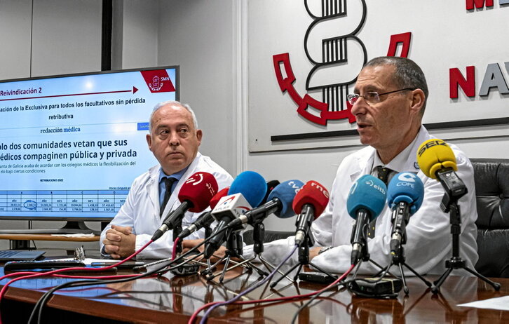 El Sindicato Médico ha aparcado ya la eliminación de la exclusividad como hito para poner fin a la huelga.