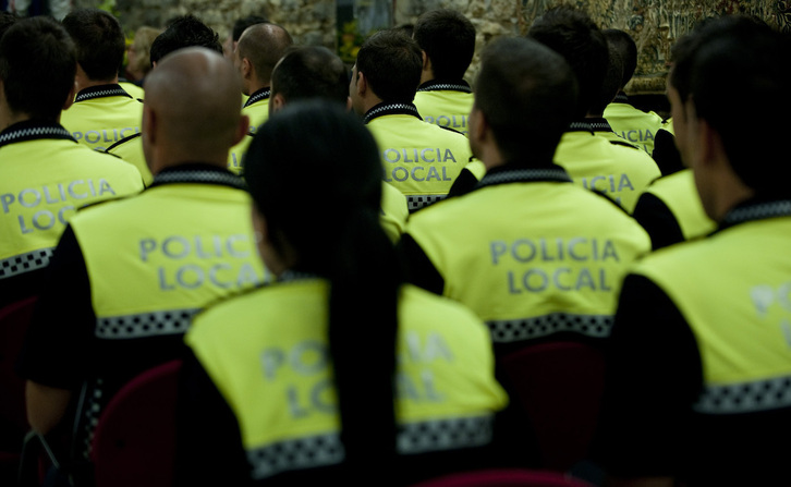 Imagen de archivo de Policías Local de Gasteiz.