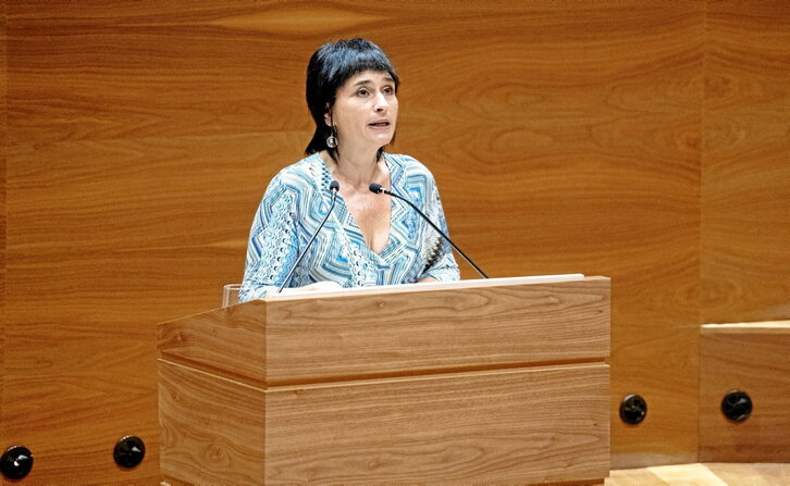 Laura Aznal, en una intervención parlamentaria.