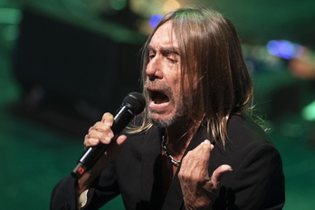 Iggy Pop 2022ko Donostiako Jazzaldian izan zen.