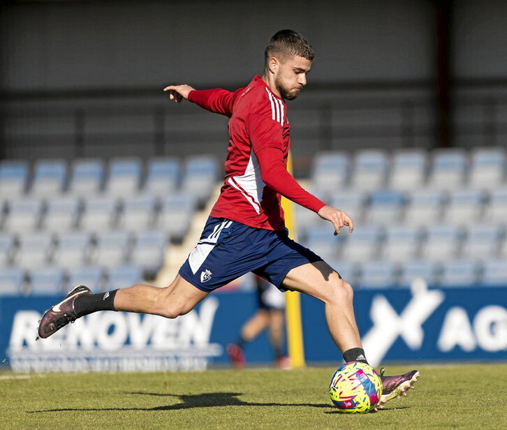 Iker Muñoz fue la gran novedad de la convocatoria para Valladolid.