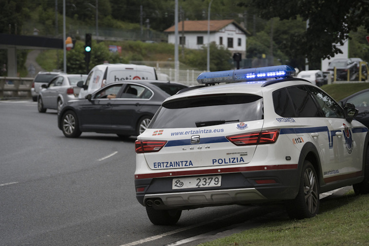 Imagen de archivo de un vehículo de la Ertzaintza.