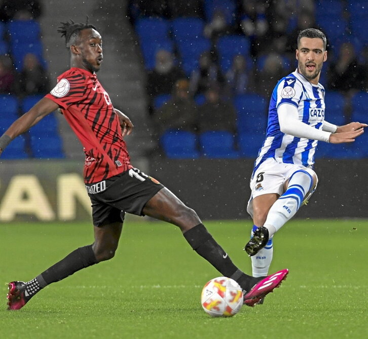 Merino se lesionó ante el Mallorca en la Copa.