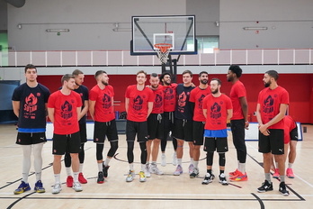 Confianza, concentración y buen humor en el «Media Day» previo a la Copa.