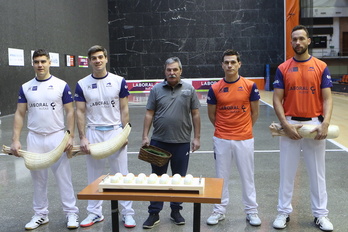 Barandika-Lekerika eta Beaskoetxea-lopez bikoteak gaur Gernika-Lumon igandeko finalerako pilotak hautatzen.