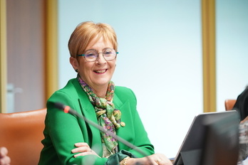 La consejera Arantxa Tapia ha dejado bastantes puntos sin concretar sobre la incineradora de Zubieta.