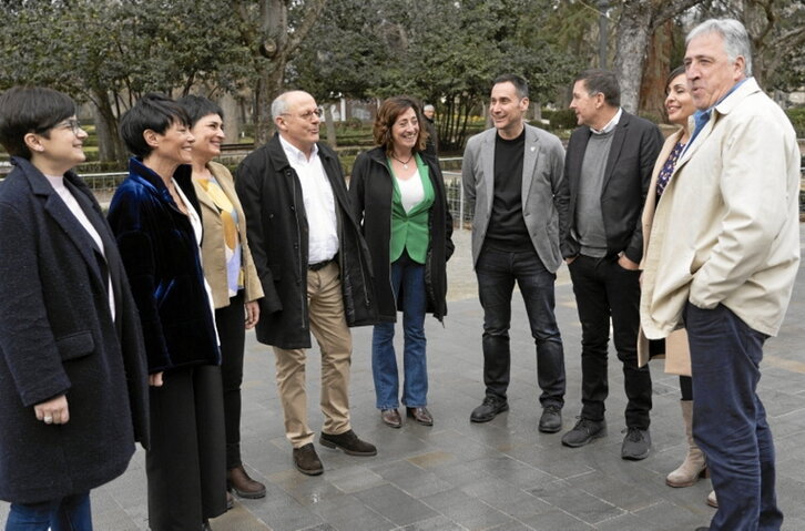 Arnaldo Otegi, EH Bilduren hautagaiekin.