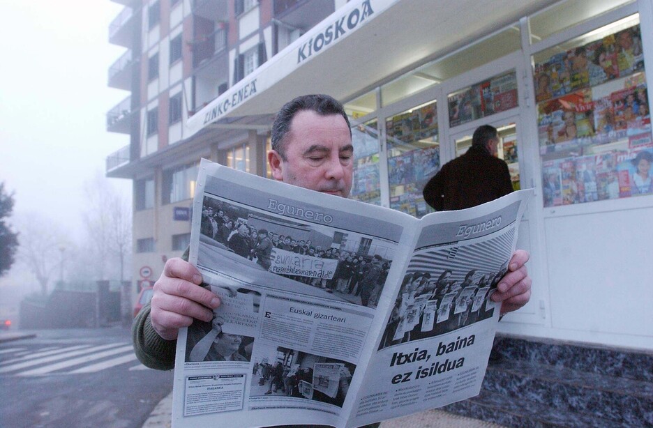 Itxierak ez zuen lortu ‘Egunkaria’-ko kazetariak isilaraztea Itxierak ez zuen lortu ‘Egunkaria’-ko kazetariak isilaraztea