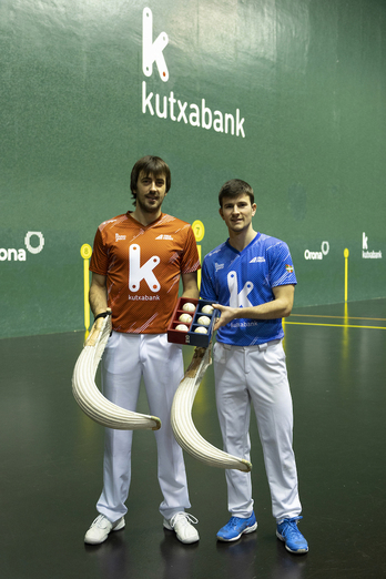 Barrenetxea eta Ansa gustura agertu dira saskian topatutakoarekin.