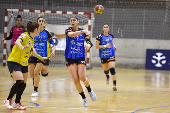 Elke Karsten argentinarra, jokoa banatzen. 