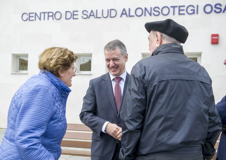 Imagen de archivo de Iñigo Urkullu en Alonsotegi. 