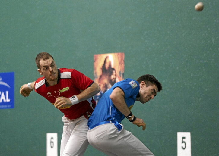 Irribarriak traba egin zion jokaldi honetan Lasori.