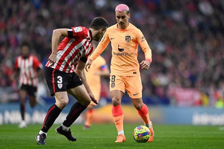 Griezmann ha marcado el gol de la victoria del Atlético.