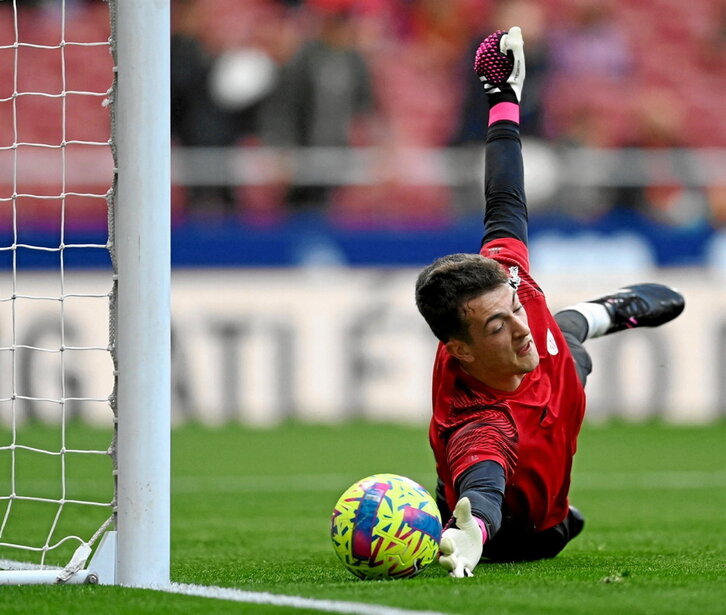 Valverde sorprendió con la titularidad de Agirrezabala ante el Atlético.