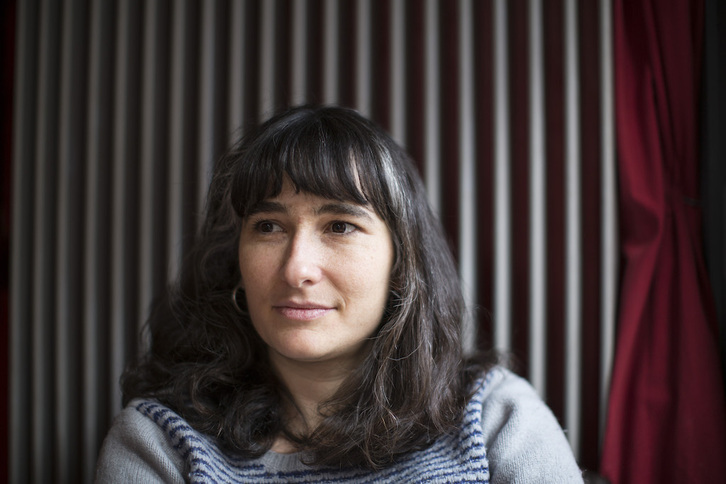 Myriam Prévost, documentalista autora del documental radiofónico sobre el proceso de desarme en Euskal Herria.