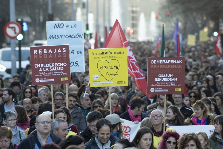 Huelga de todos los servicios públicos de Nafarroa del día 15, a llamamiento de la mayoría sindical.