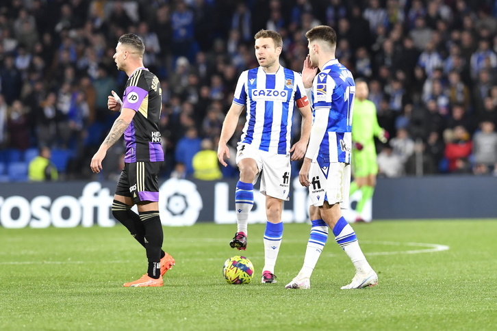 Illarra, en el duelo frente al Valladolid.