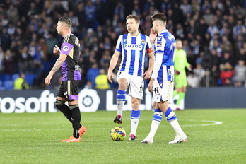 Illara, en el duelo frente al Valladolid.