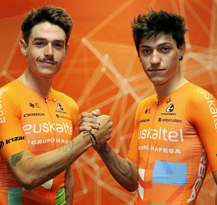 Los hermanos Xabier Mikel y Enekoitz Azparren han tenido una gran actuación en la París Camembert.